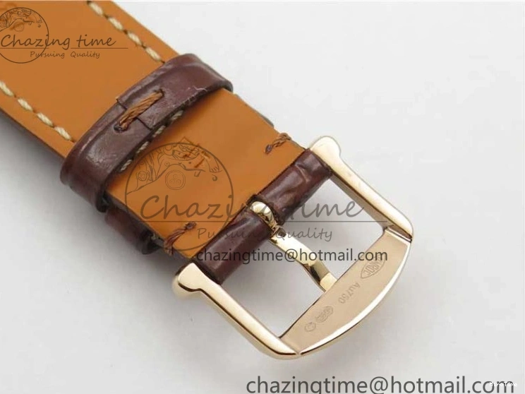 MIROTIME 0429 Portofino 37mm RG V7F 1:1 Best Edition Gray Dial on Deep Brown Leather Strap A SunProtective 7090